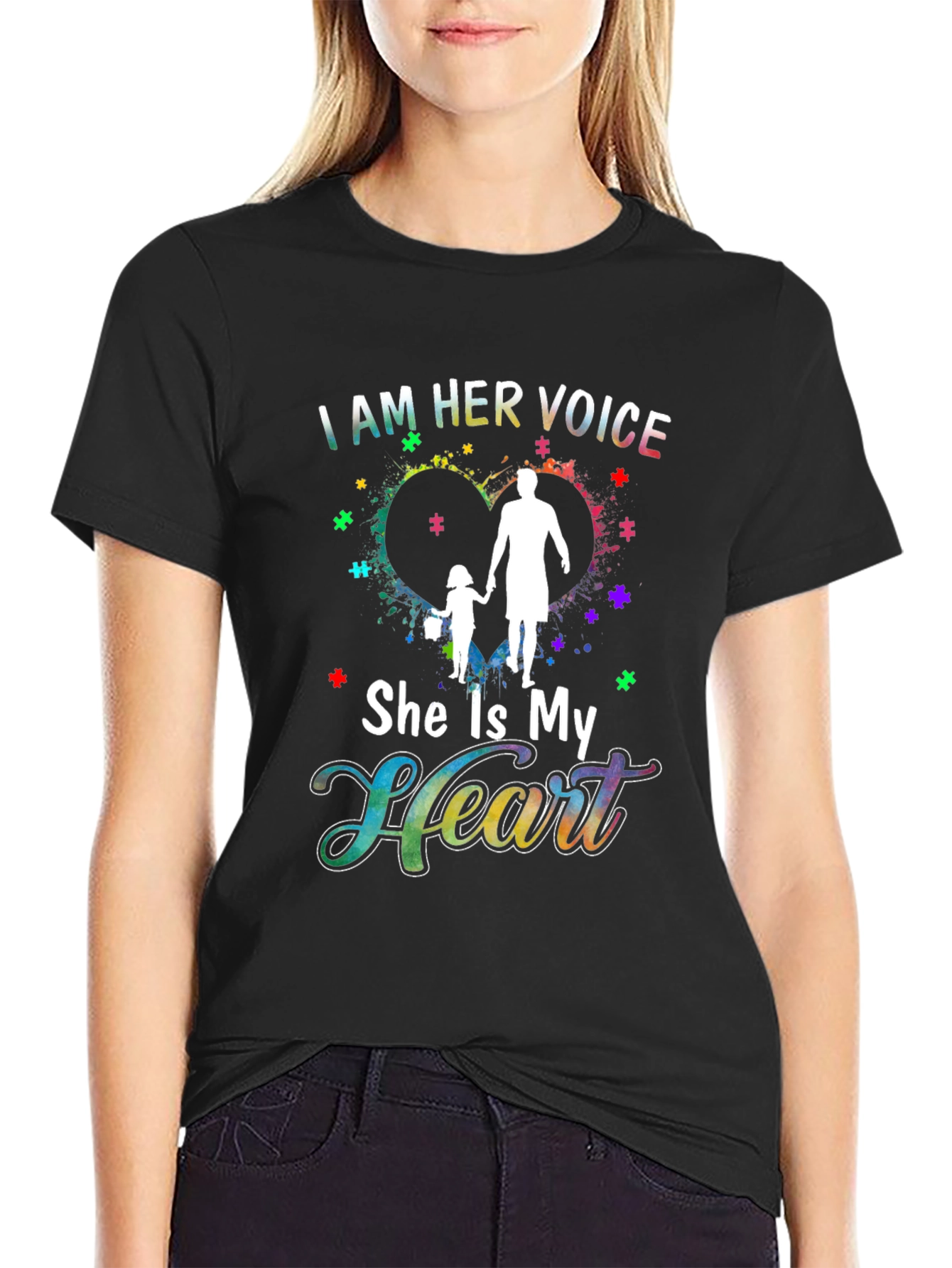 Autism Awareness T-Shirt - I Am Her Voice