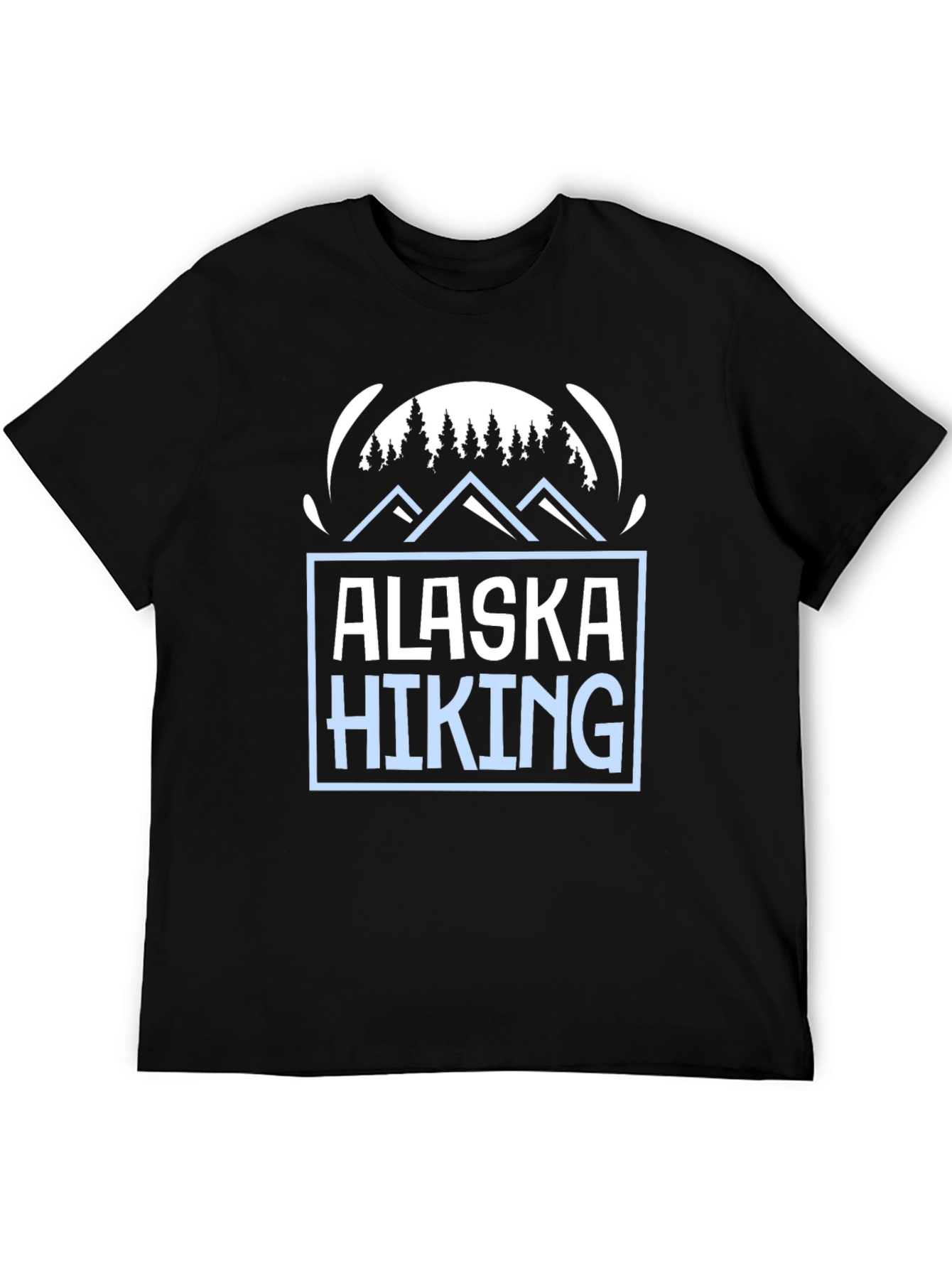 Alaska Hiking Graphic Tee - Nature Lovers Shirt
