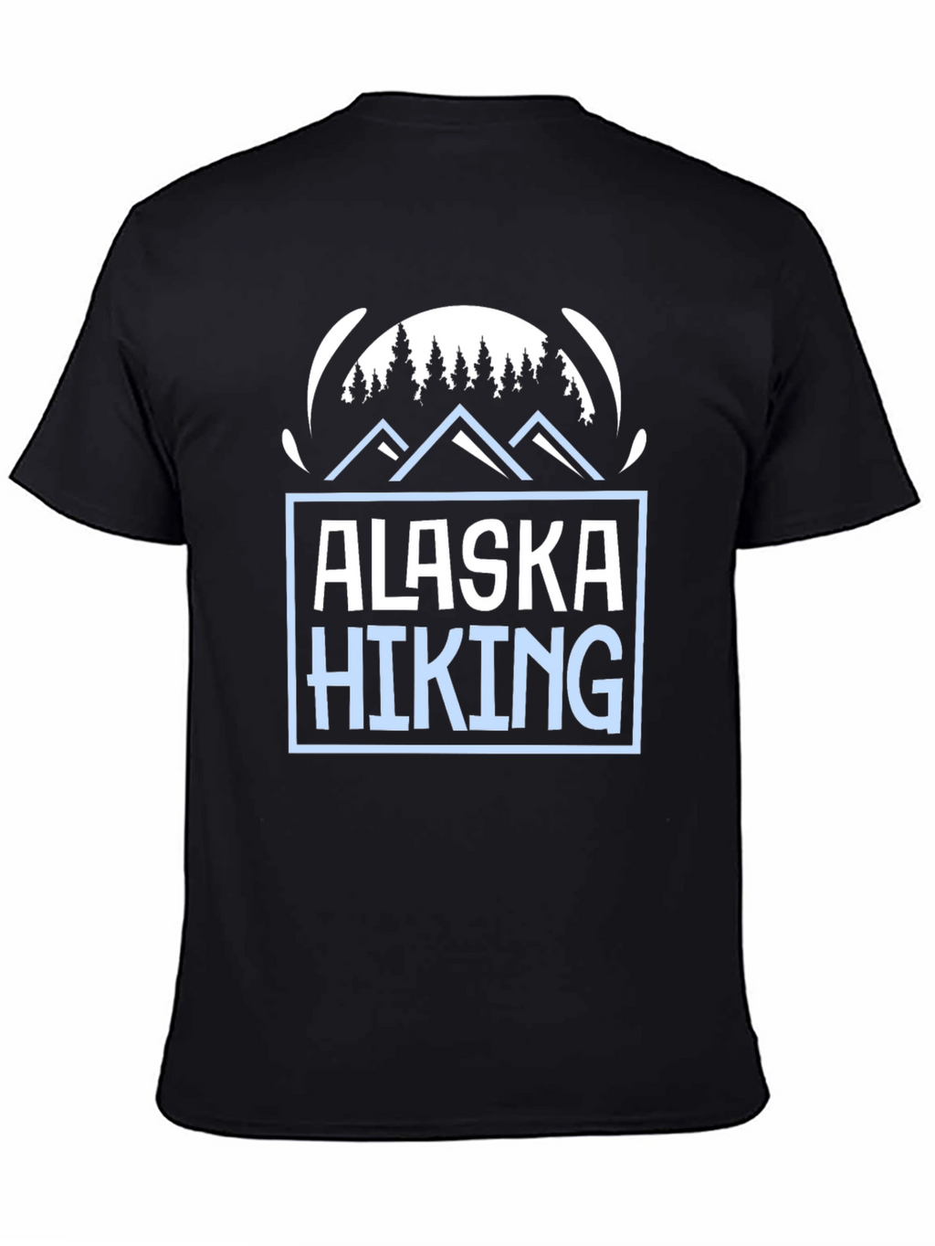 Alaska Hiking Graphic Tee - Nature Lovers Shirt