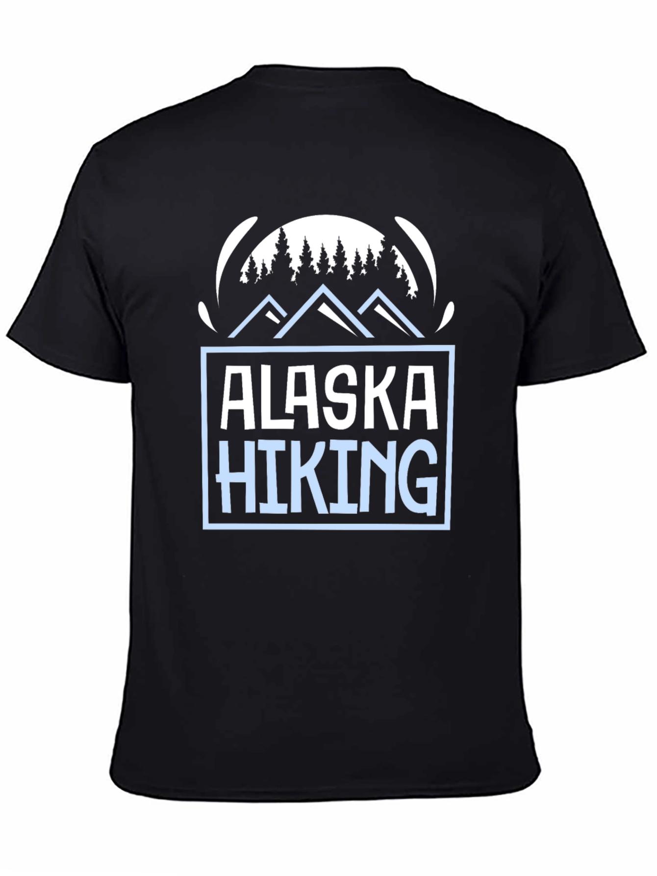 Alaska Hiking Graphic Tee - Nature Lovers Shirt