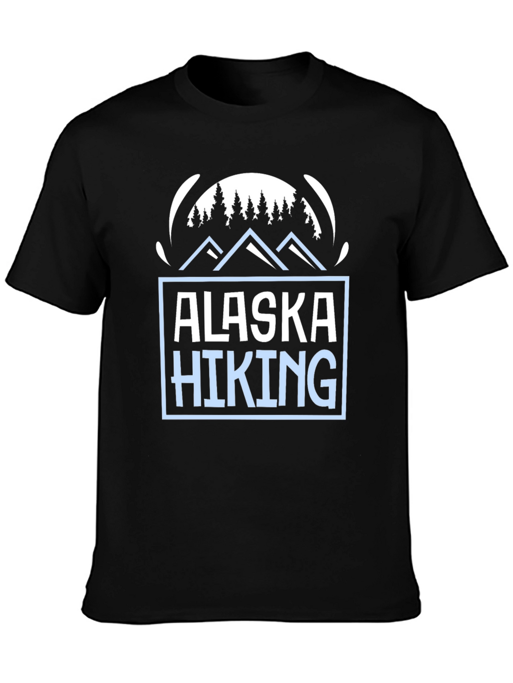 Alaska Hiking Graphic Tee - Nature Lovers Shirt