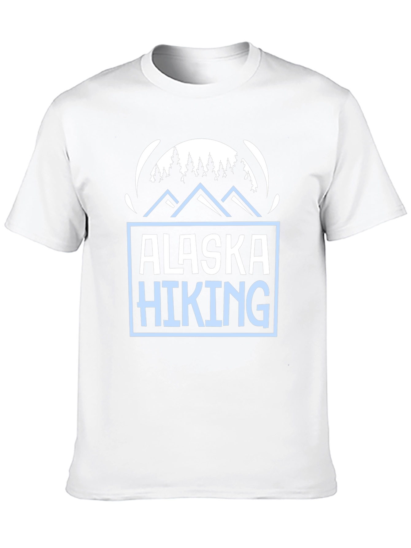 Alaska Hiking Graphic Tee - Nature Lovers Shirt