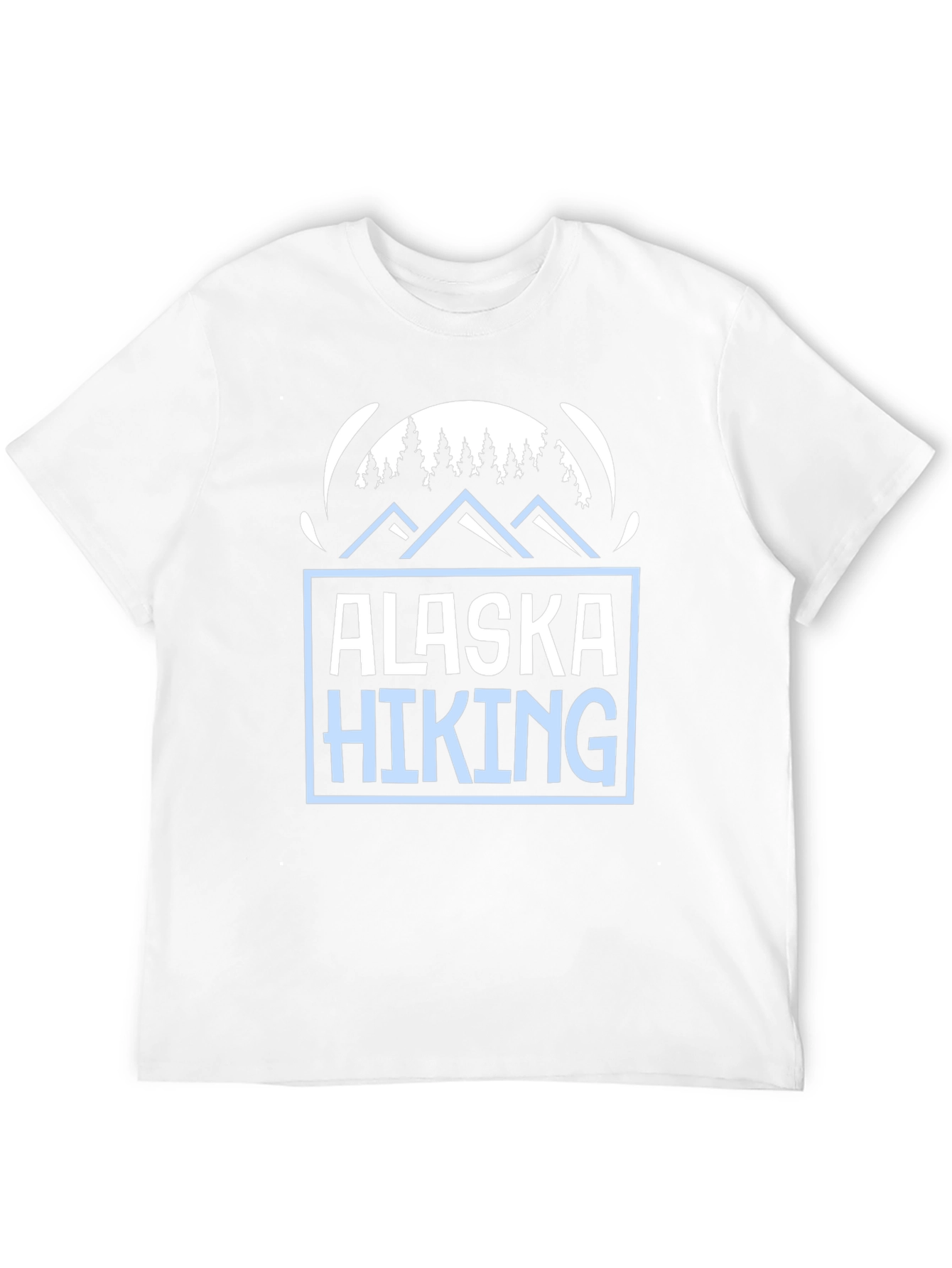 Alaska Hiking Graphic Tee - Nature Lovers Shirt