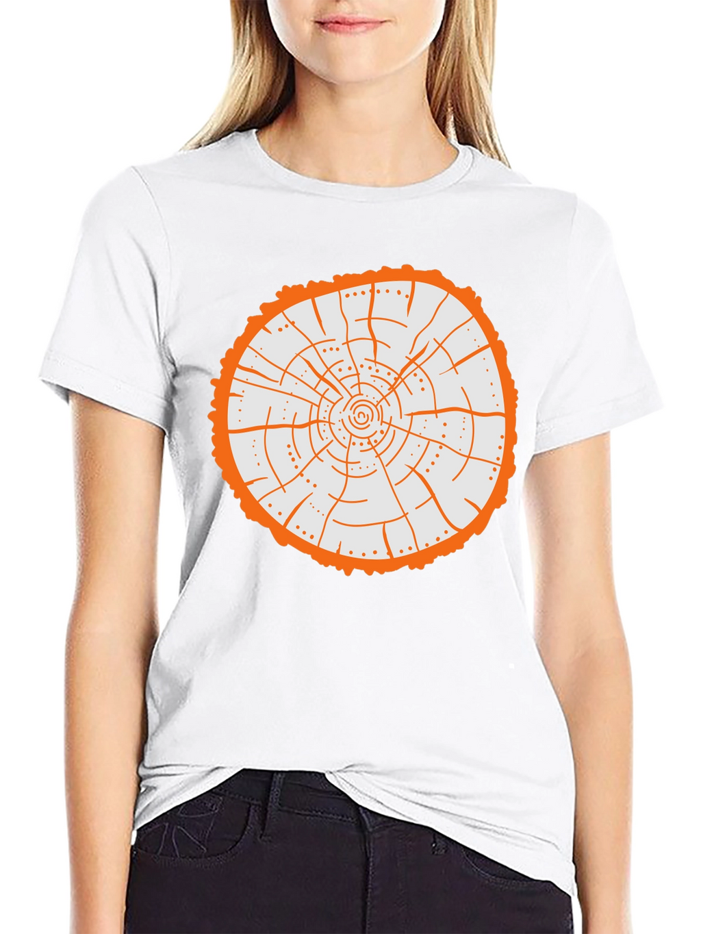 Unique Tree Ring Graphic Tee
