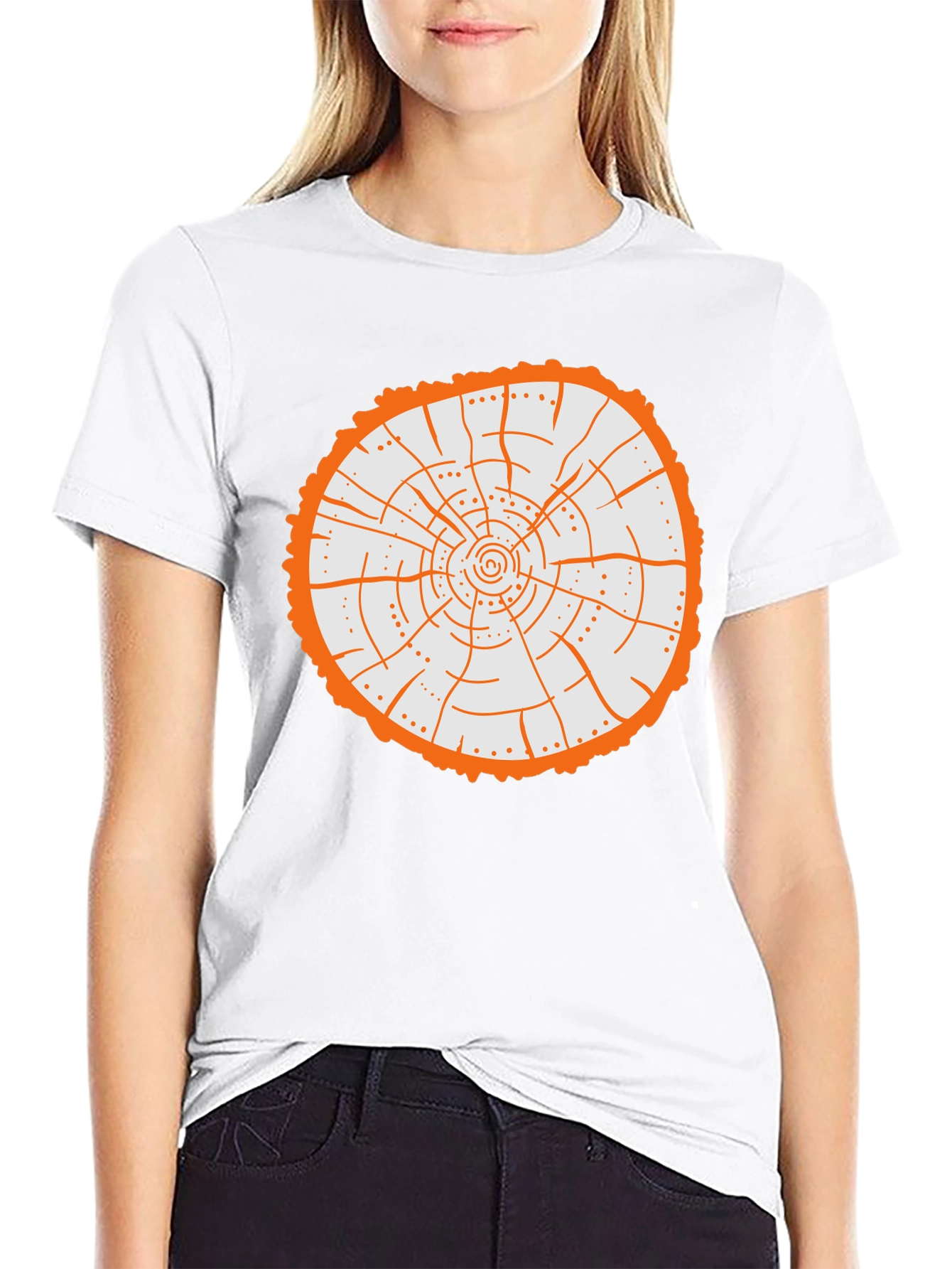 Unique Tree Ring Graphic Tee