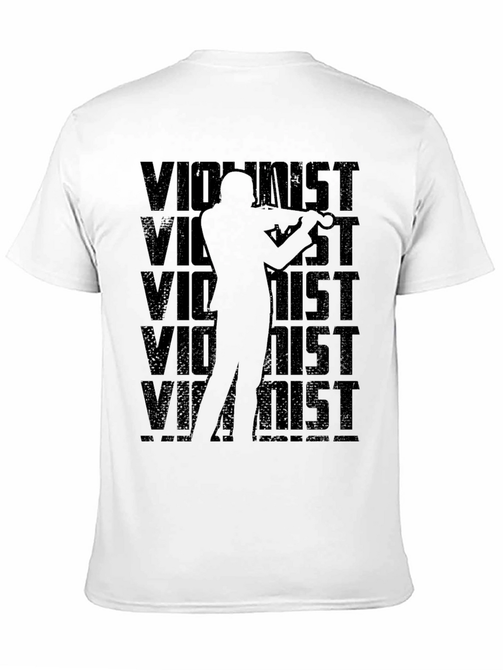Violinist Graphic T-Shirt - Black