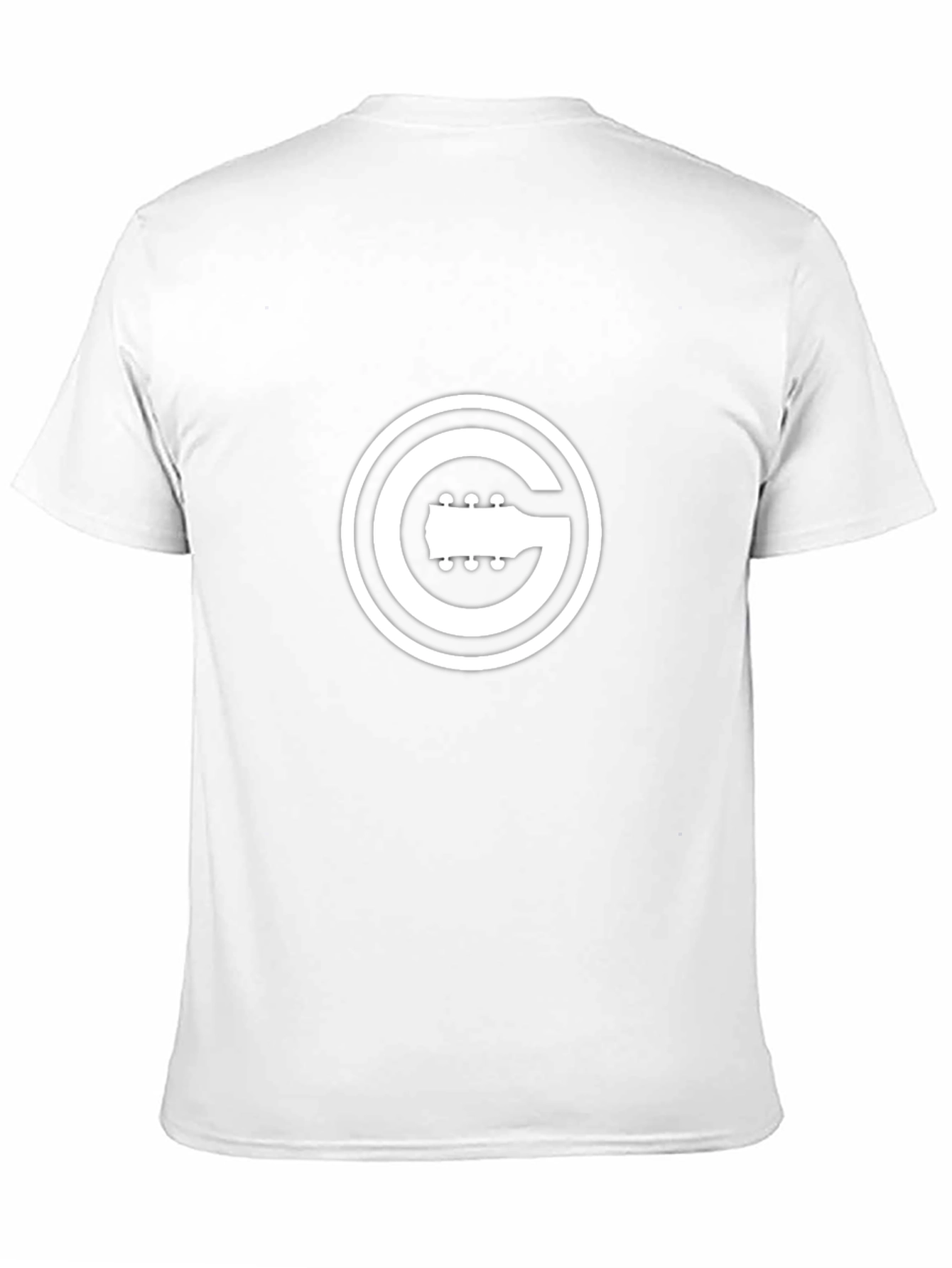 Guitar G Logo Black T-Shirt Music Lover Tee