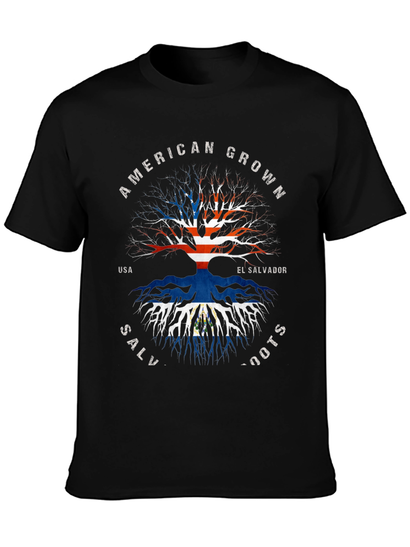El Salvador Roots T-Shirt - American Grown Pride