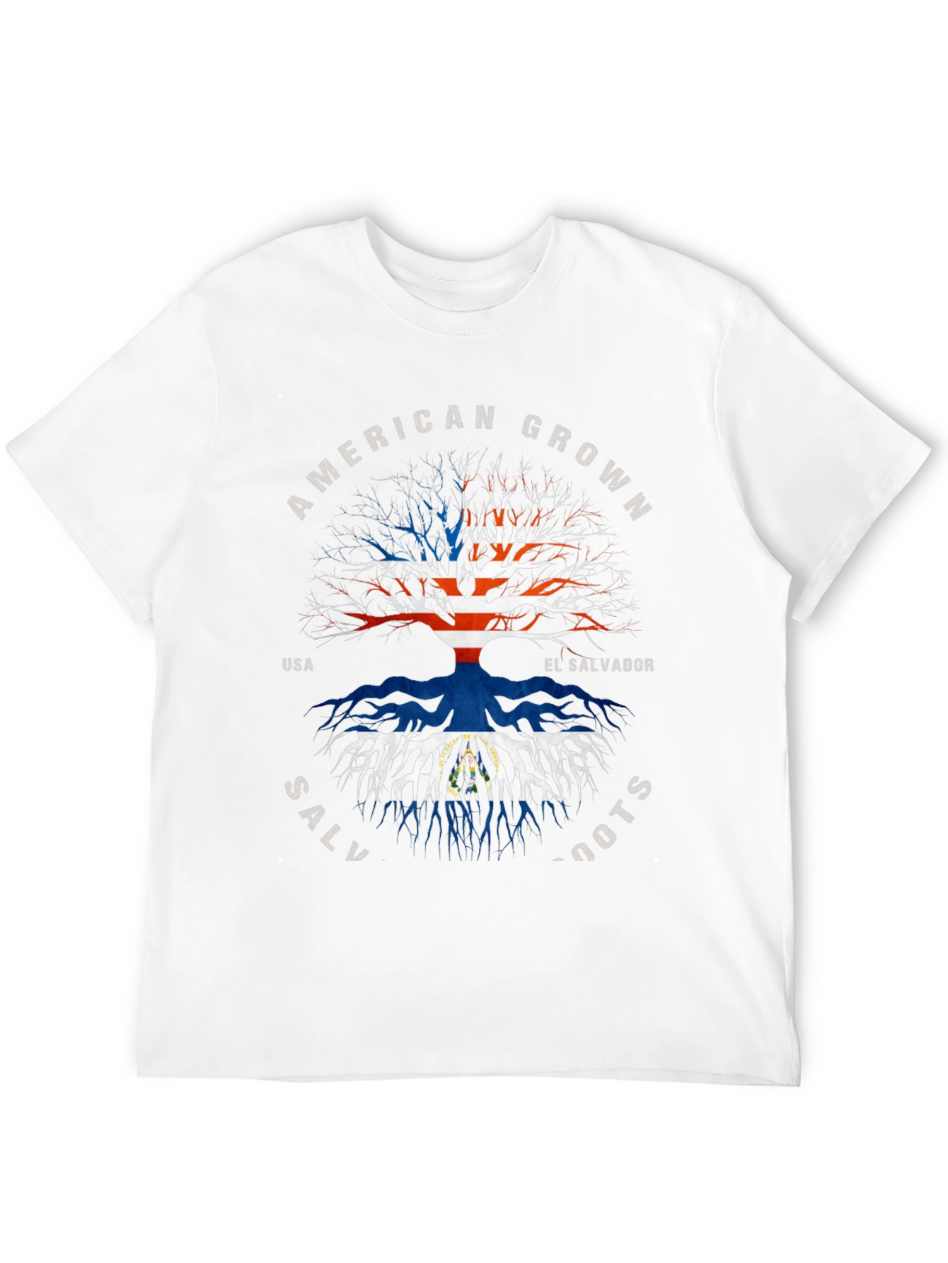 El Salvador Roots T-Shirt - American Grown Pride