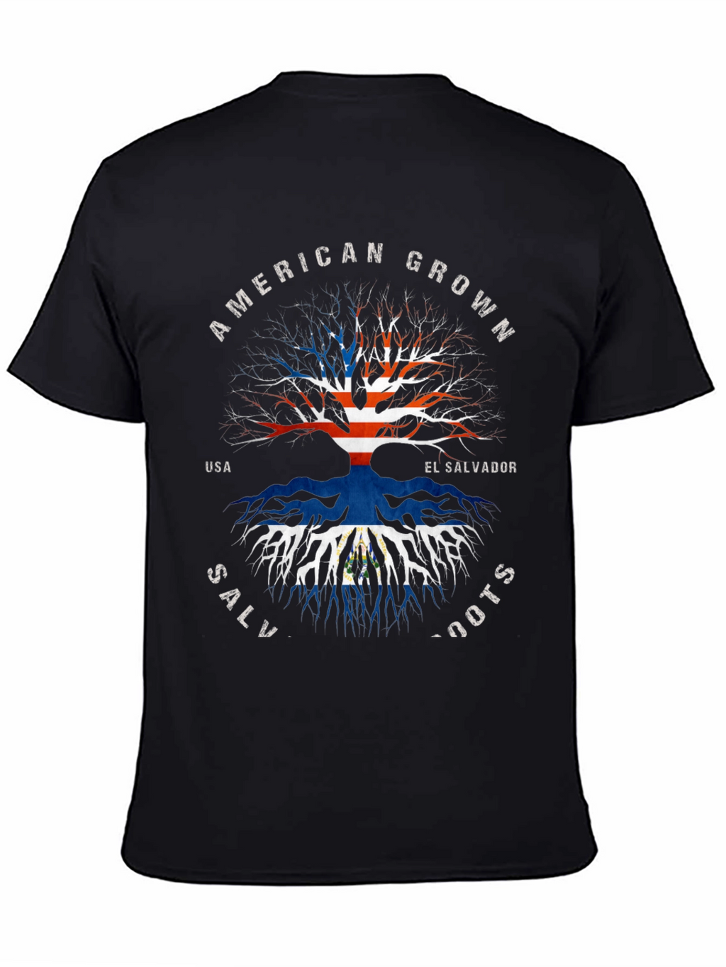 El Salvador Roots T-Shirt - American Grown Pride