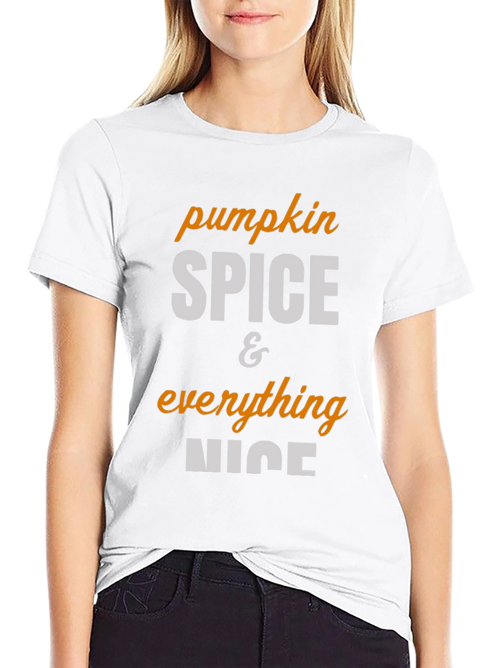 Pumpkin Spice & Everything Nice Black T-Shirt