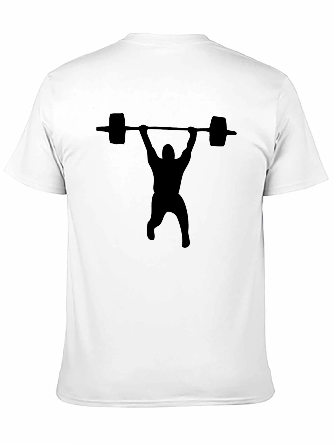 Weightlifting Silhouette T-Shirt - Black