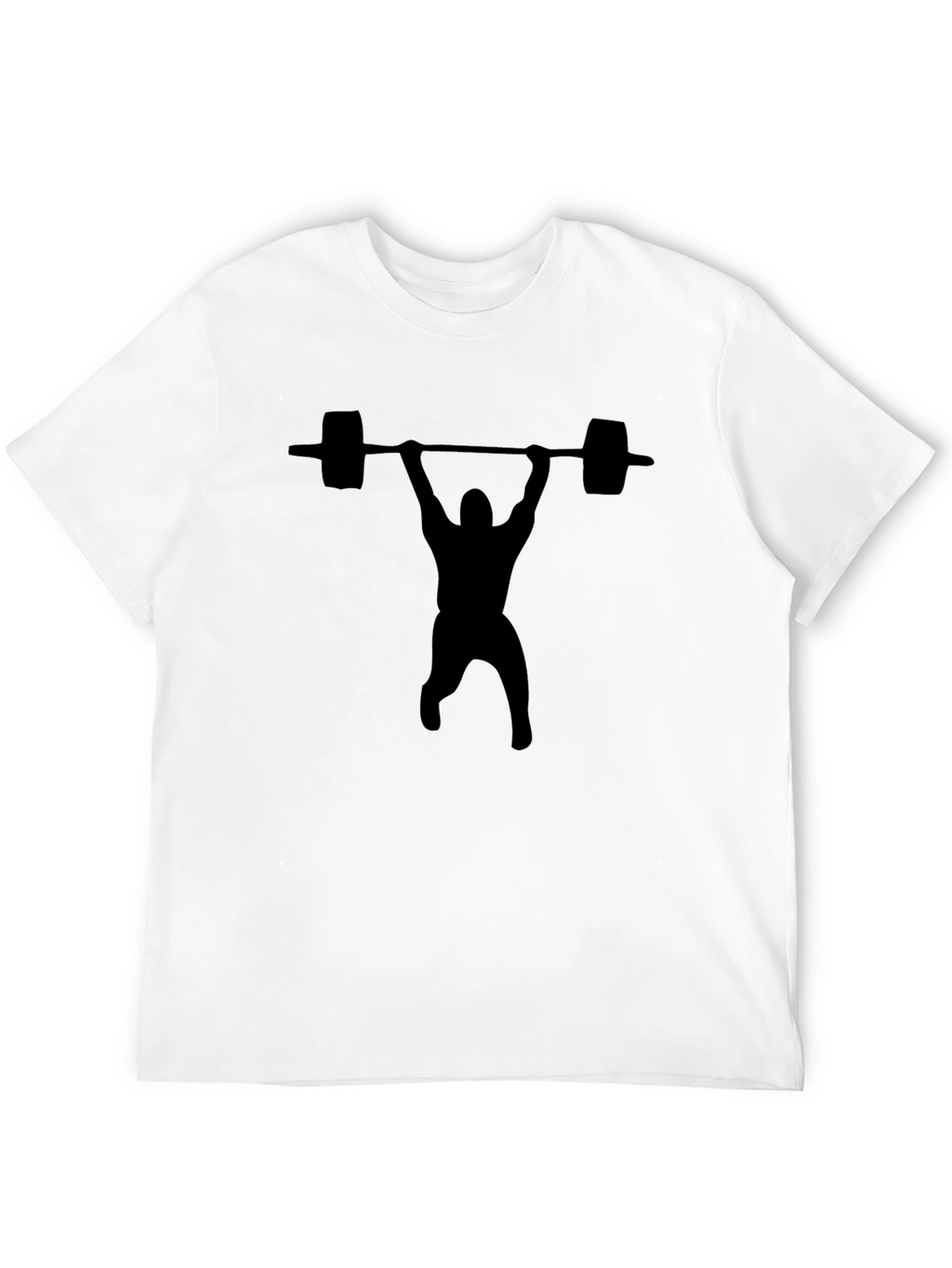 Weightlifting Silhouette T-Shirt - Black