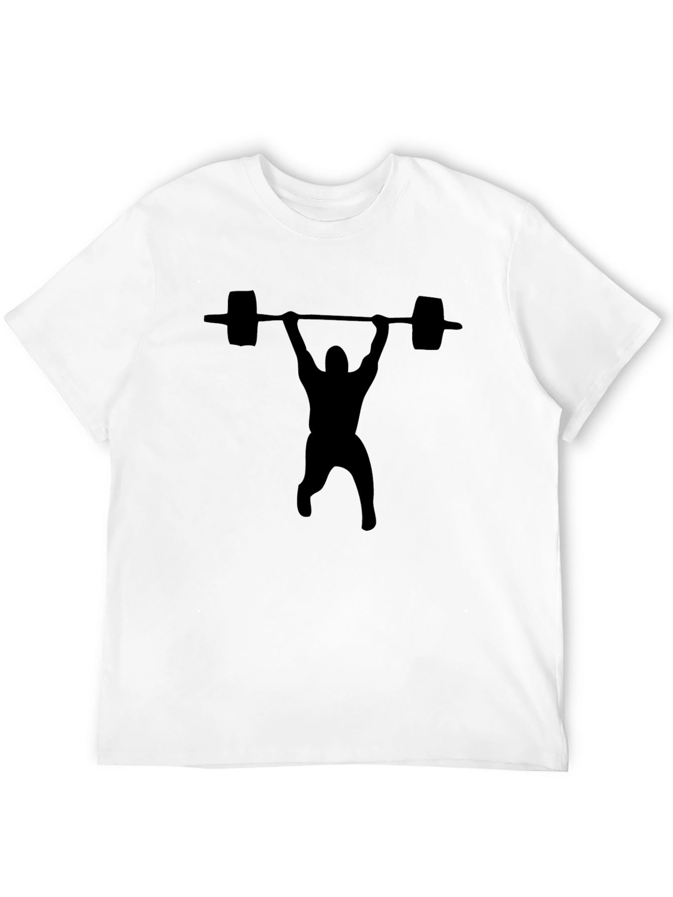 Weightlifting Silhouette T-Shirt - Black