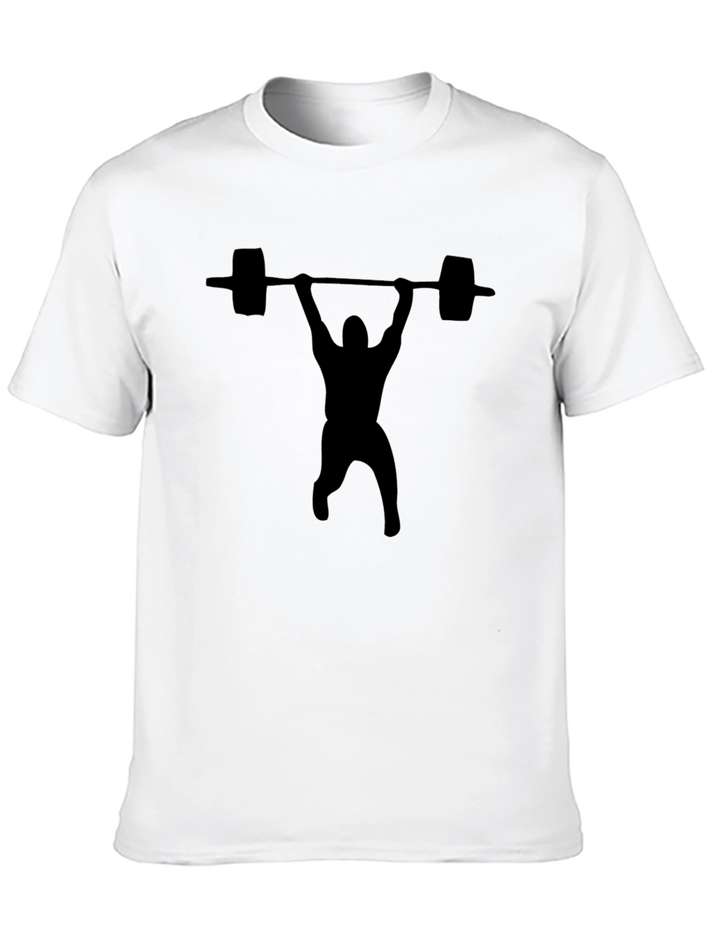 Weightlifting Silhouette T-Shirt - Black