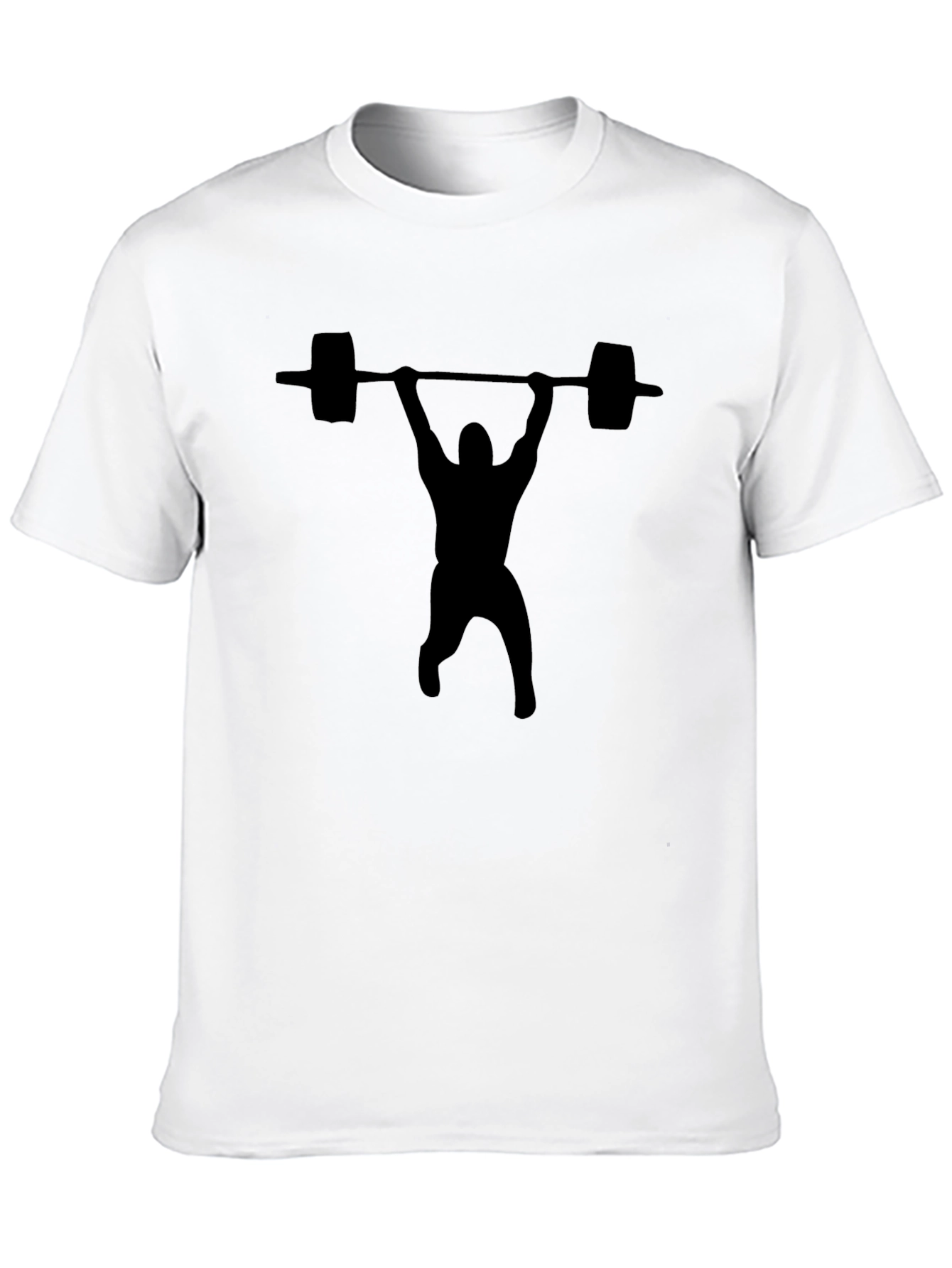 Weightlifting Silhouette T-Shirt - Black
