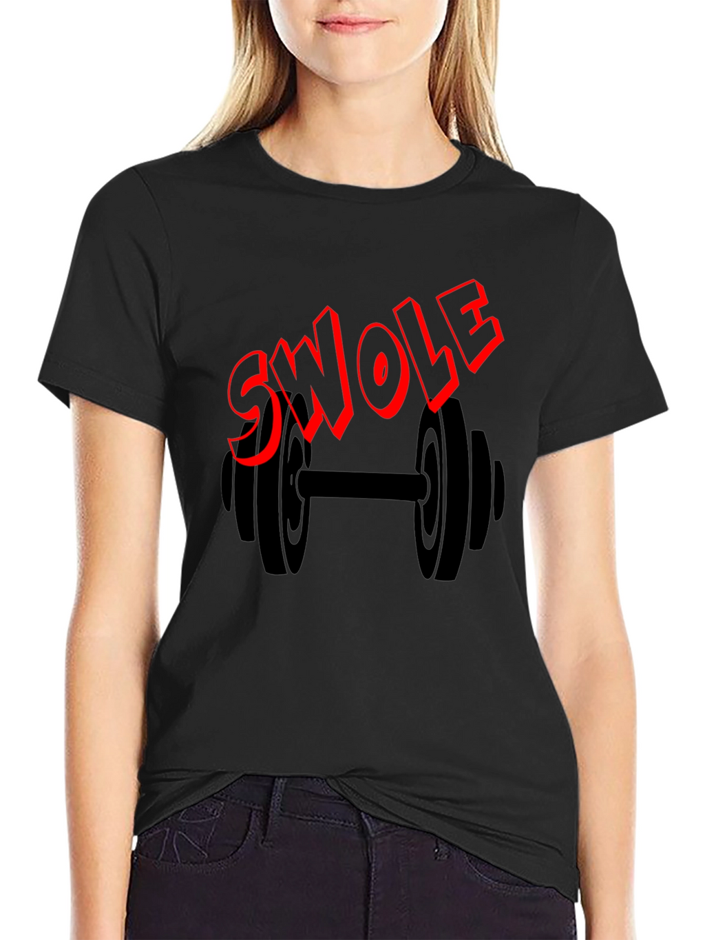 Swole Graphic T-Shirt - Black