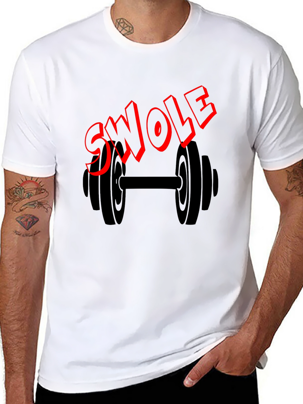Swole Graphic T-Shirt - Black