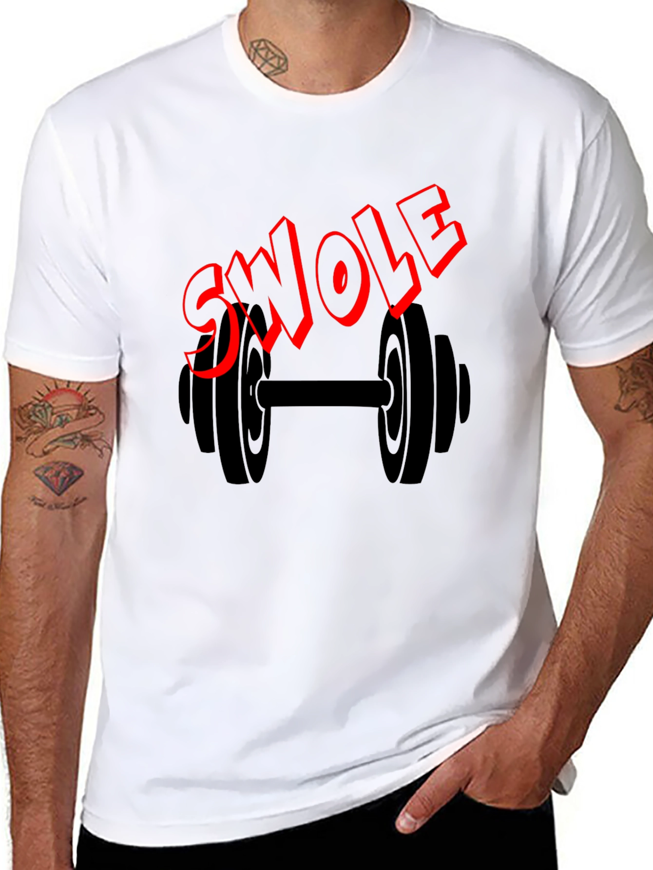 Swole Graphic T-Shirt - Black