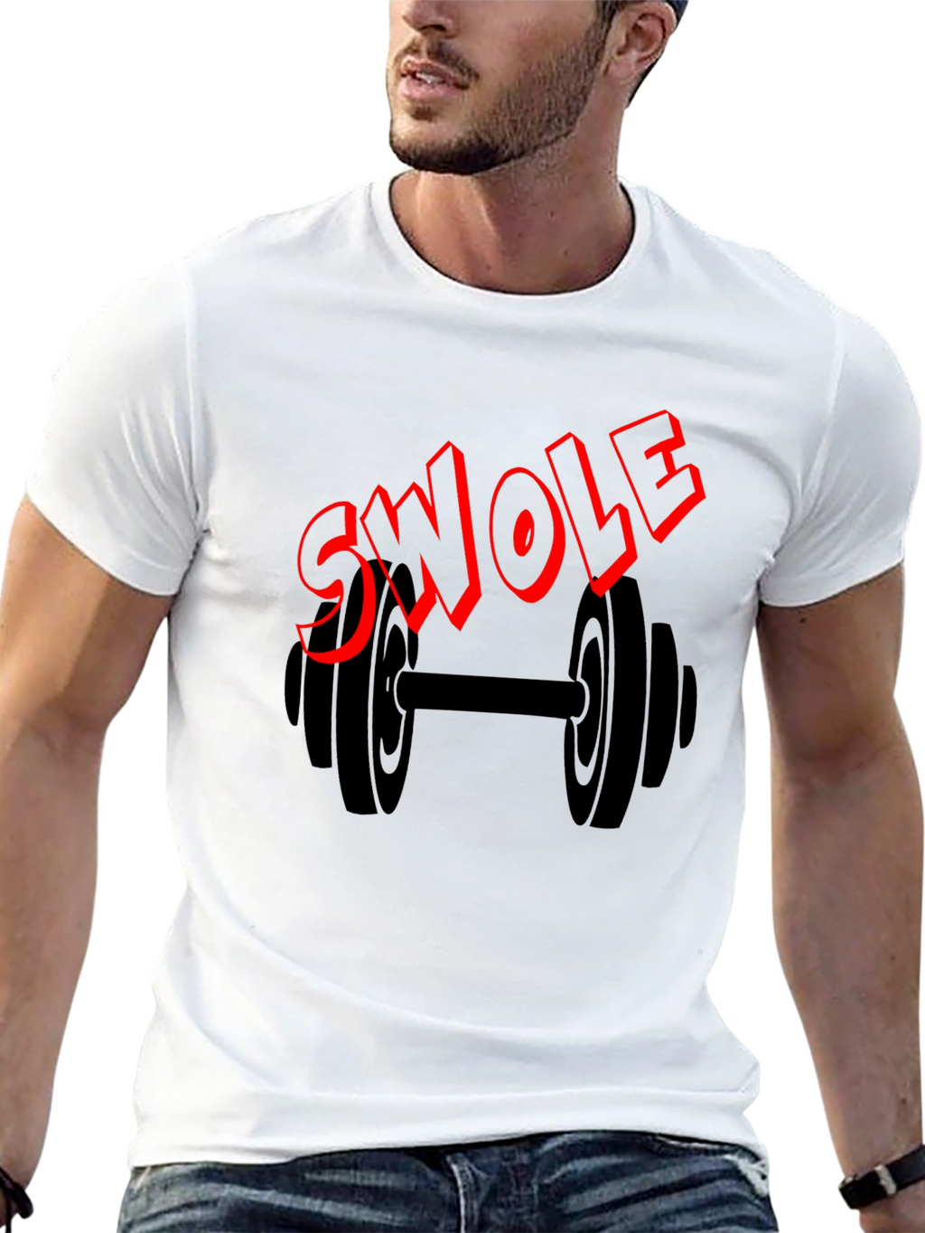 Swole Graphic T-Shirt - Black