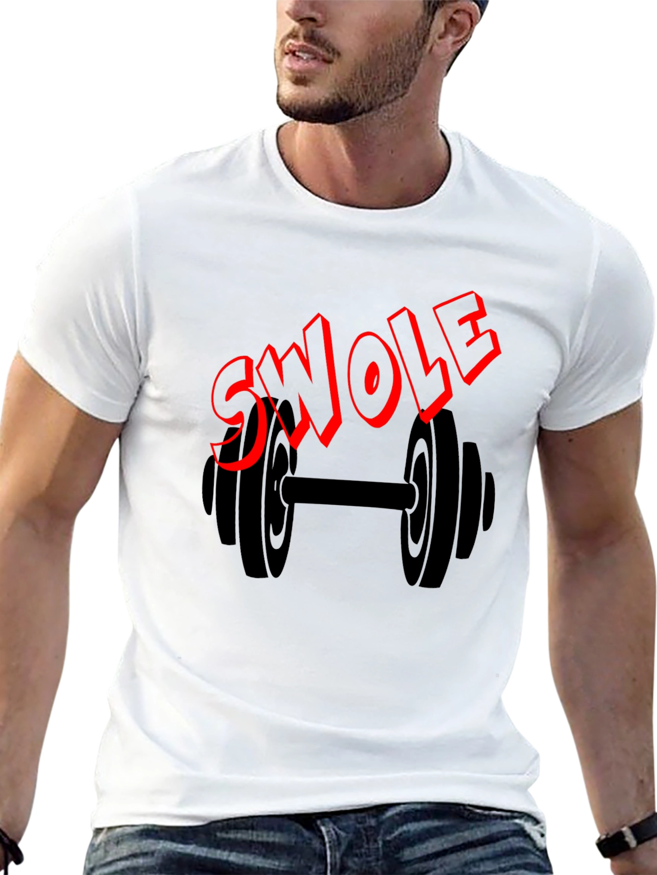Swole Graphic T-Shirt - Black