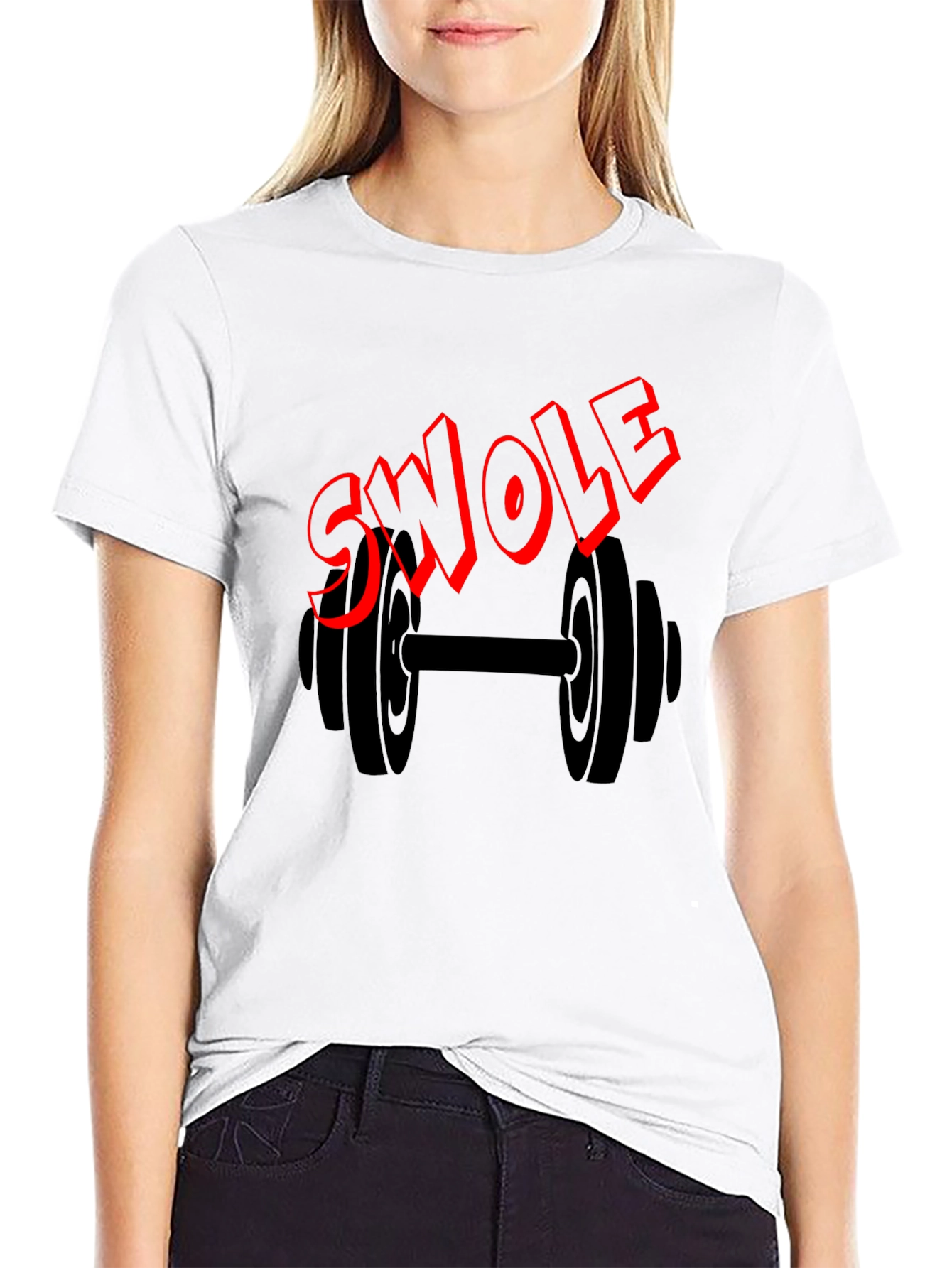 Swole Graphic T-Shirt - Black