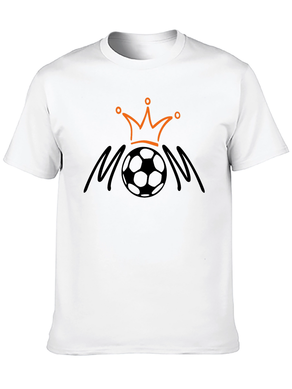 Soccer Mom Crown T-Shirt - Black Graphic Tee