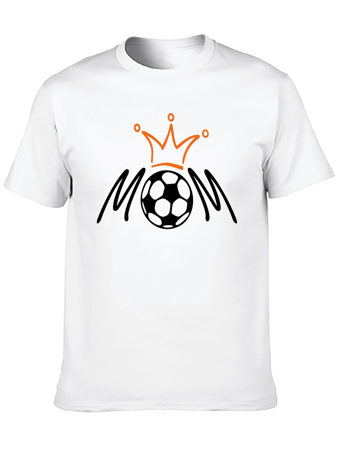 Soccer Mom Crown T-Shirt - Black Graphic Tee