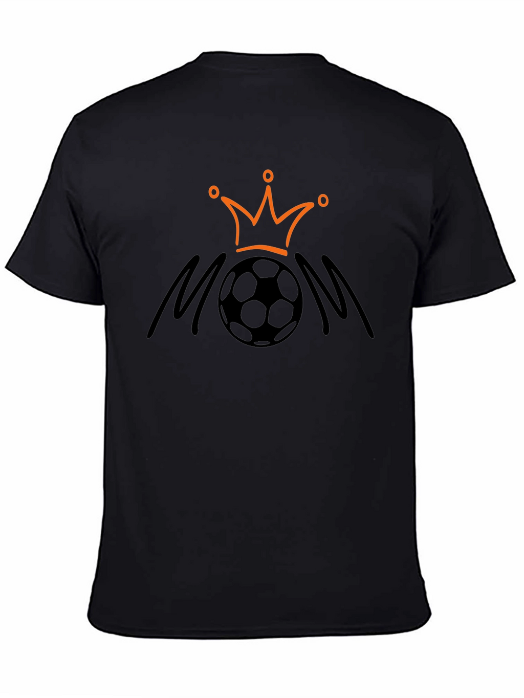Soccer Mom Crown T-Shirt - Black Graphic Tee