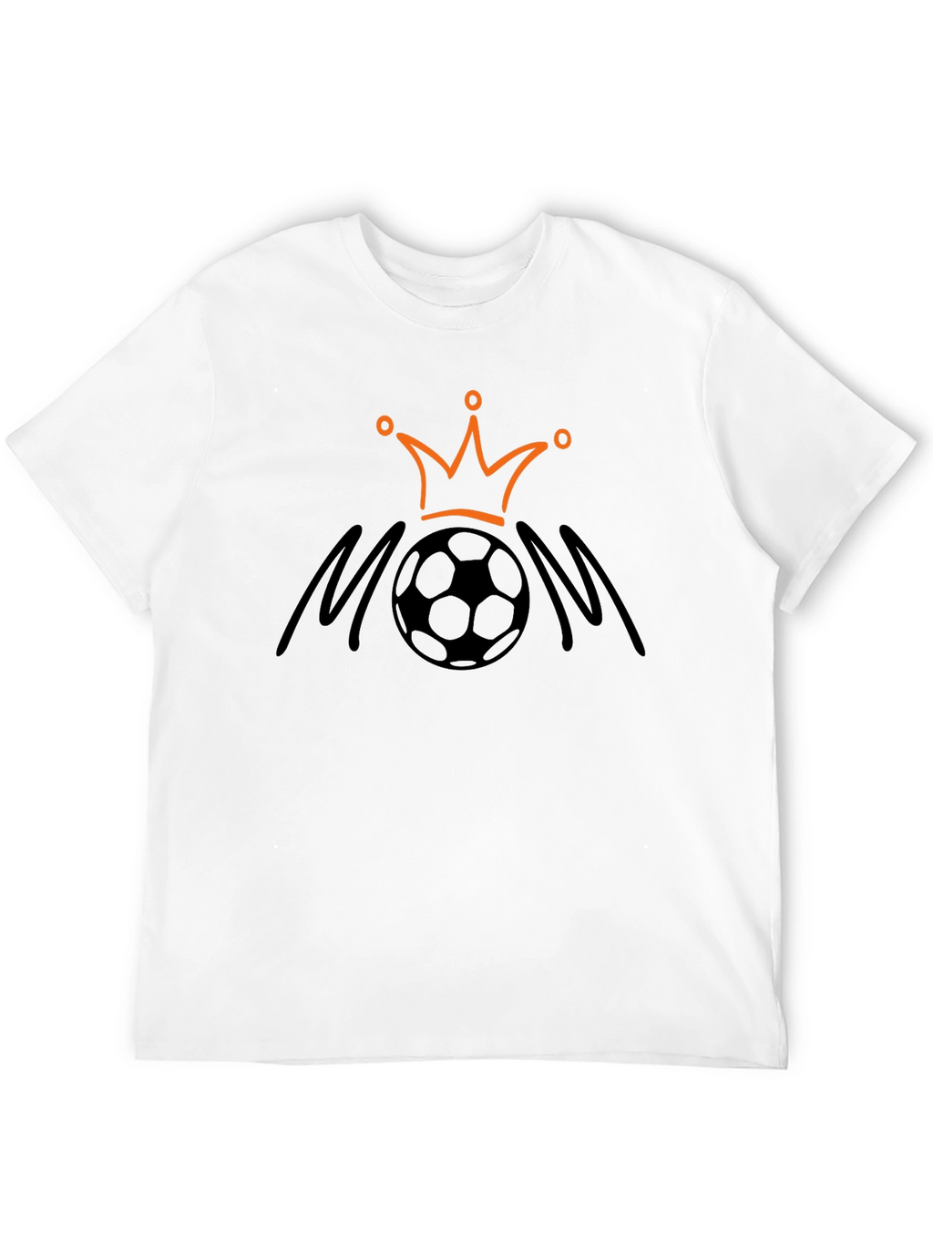 Soccer Mom Crown T-Shirt - Black Graphic Tee