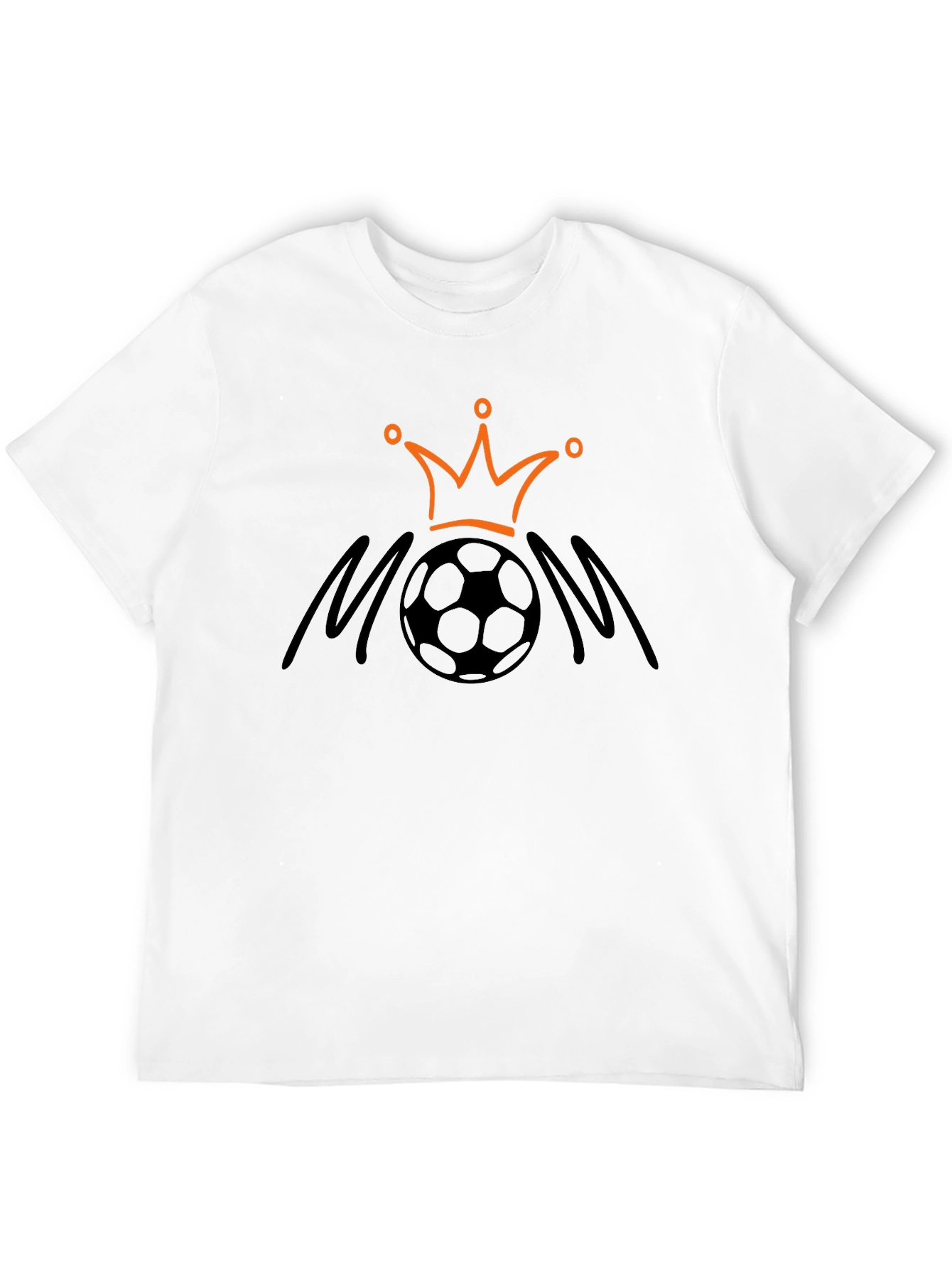 Soccer Mom Crown T-Shirt - Black Graphic Tee