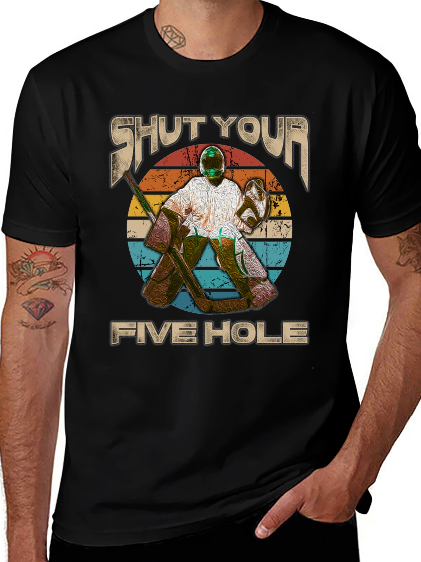 Shut Your Five Hole Graphic Tee