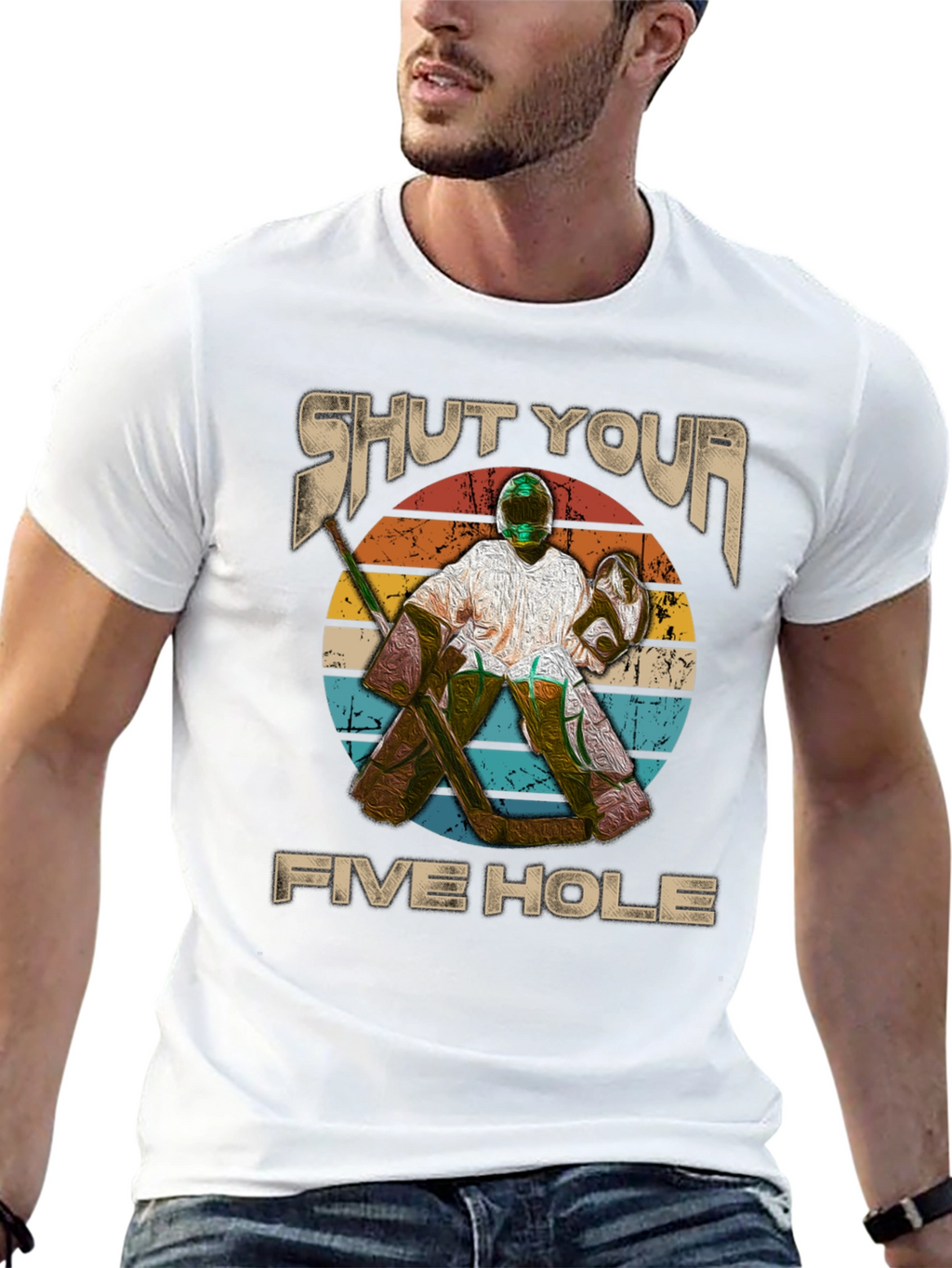 Shut Your Five Hole Graphic Tee