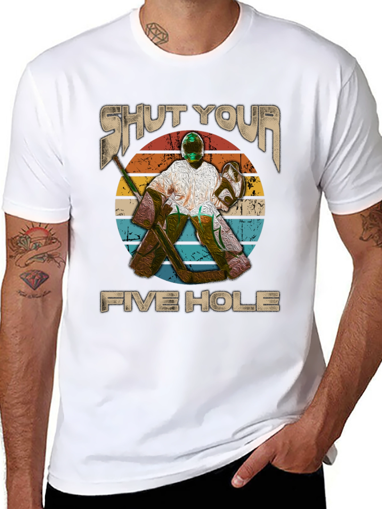 Shut Your Five Hole Graphic Tee