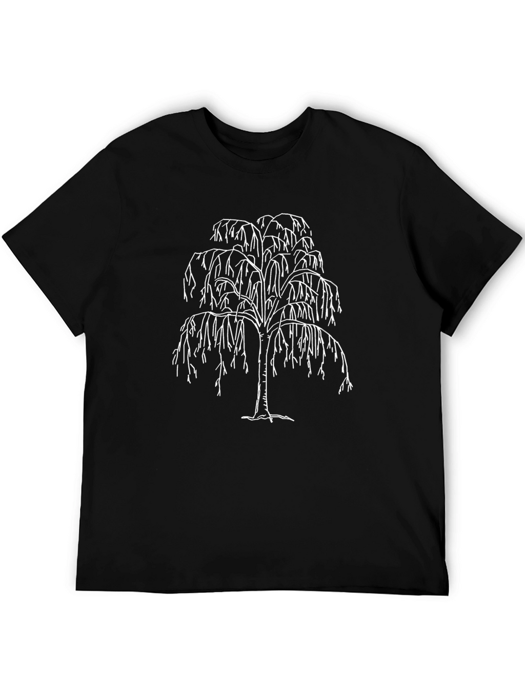 Willow Tree Graphic Black T-Shirt