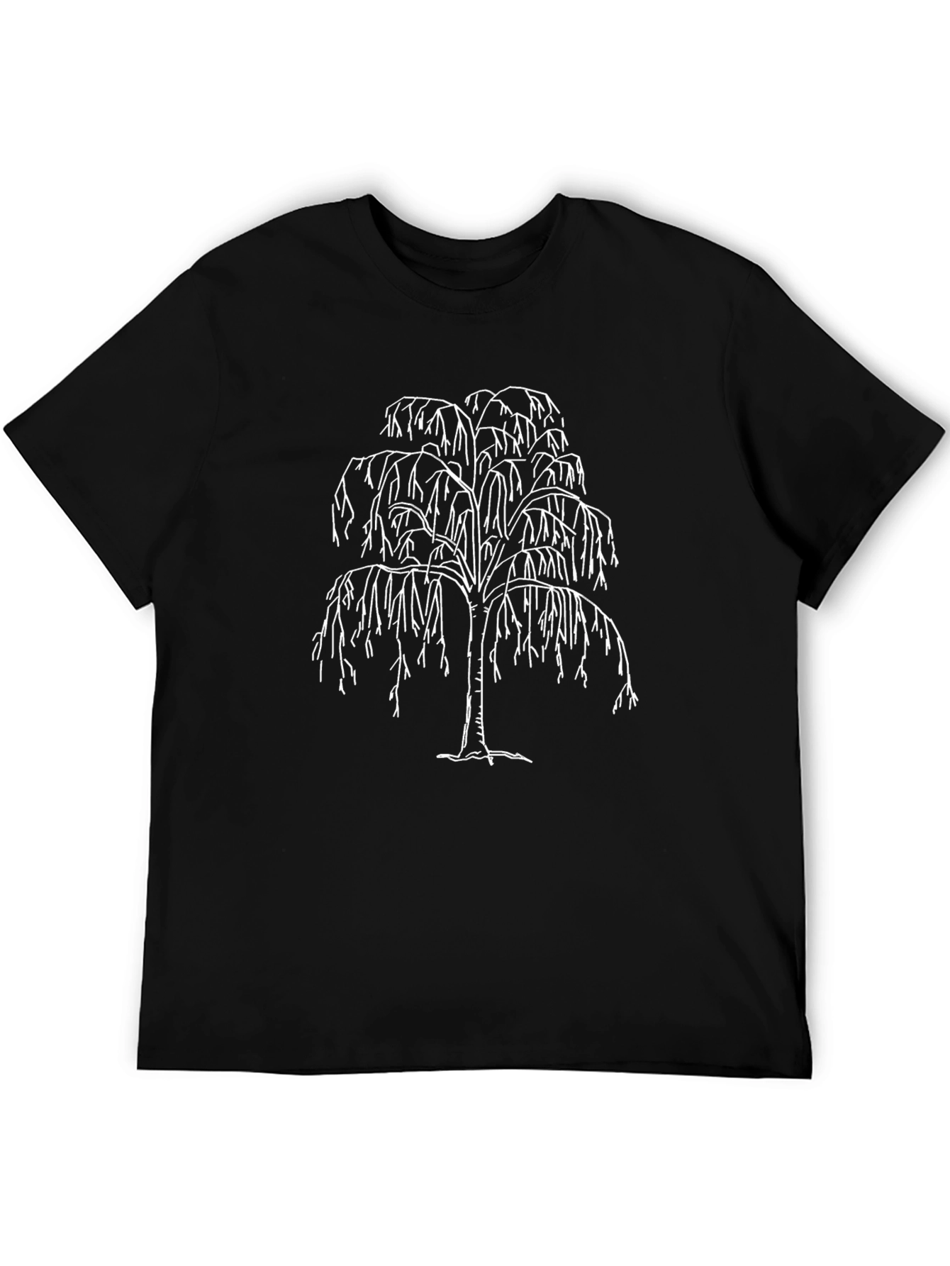 Willow Tree Graphic Black T-Shirt