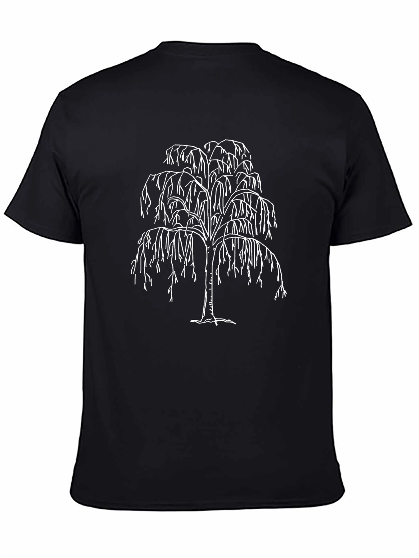Willow Tree Graphic Black T-Shirt