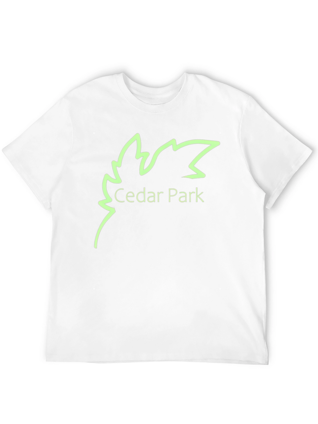 Cedar Park Graphic Tee - Black Cotton