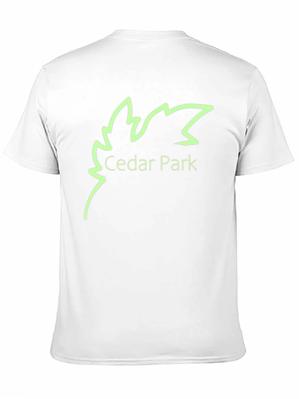 Cedar Park Graphic Tee - Black Cotton