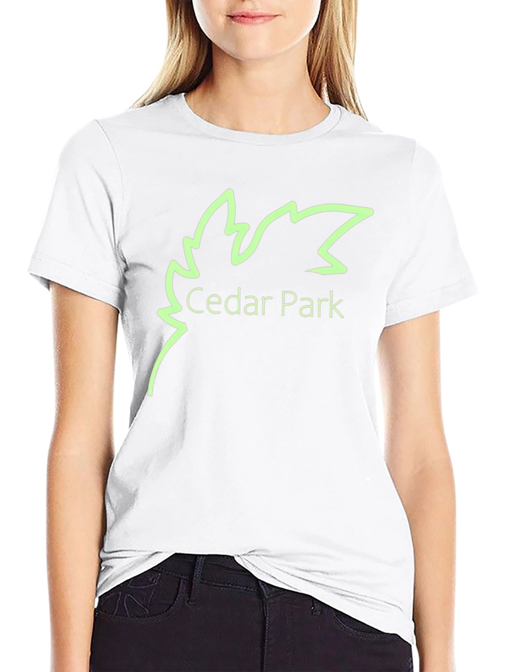 Cedar Park Graphic Tee - Black Cotton