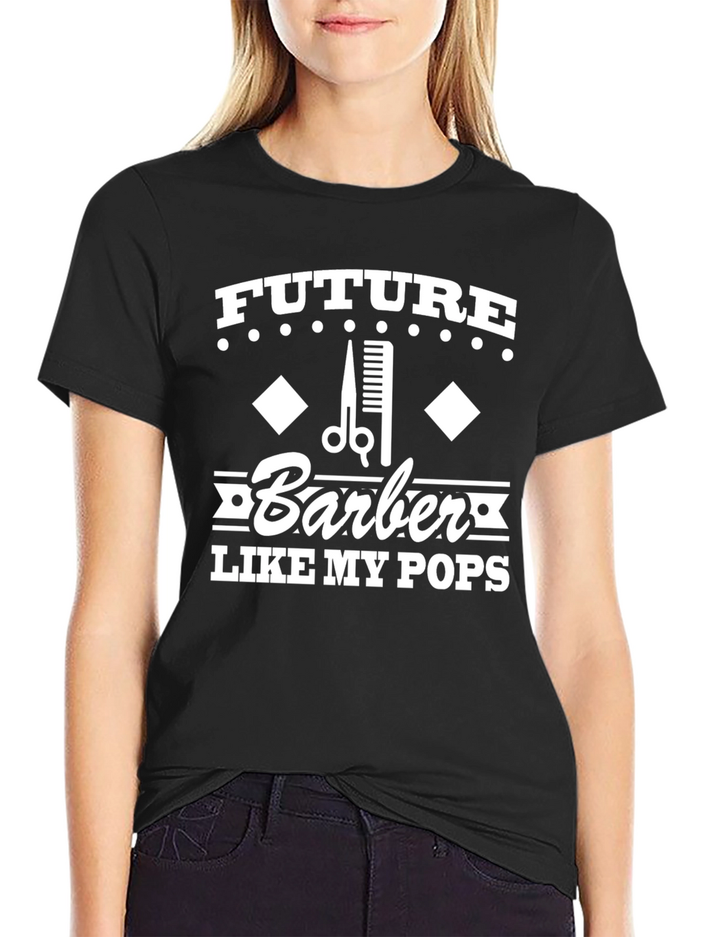 Future Barber Like My Pops Graphic Tee