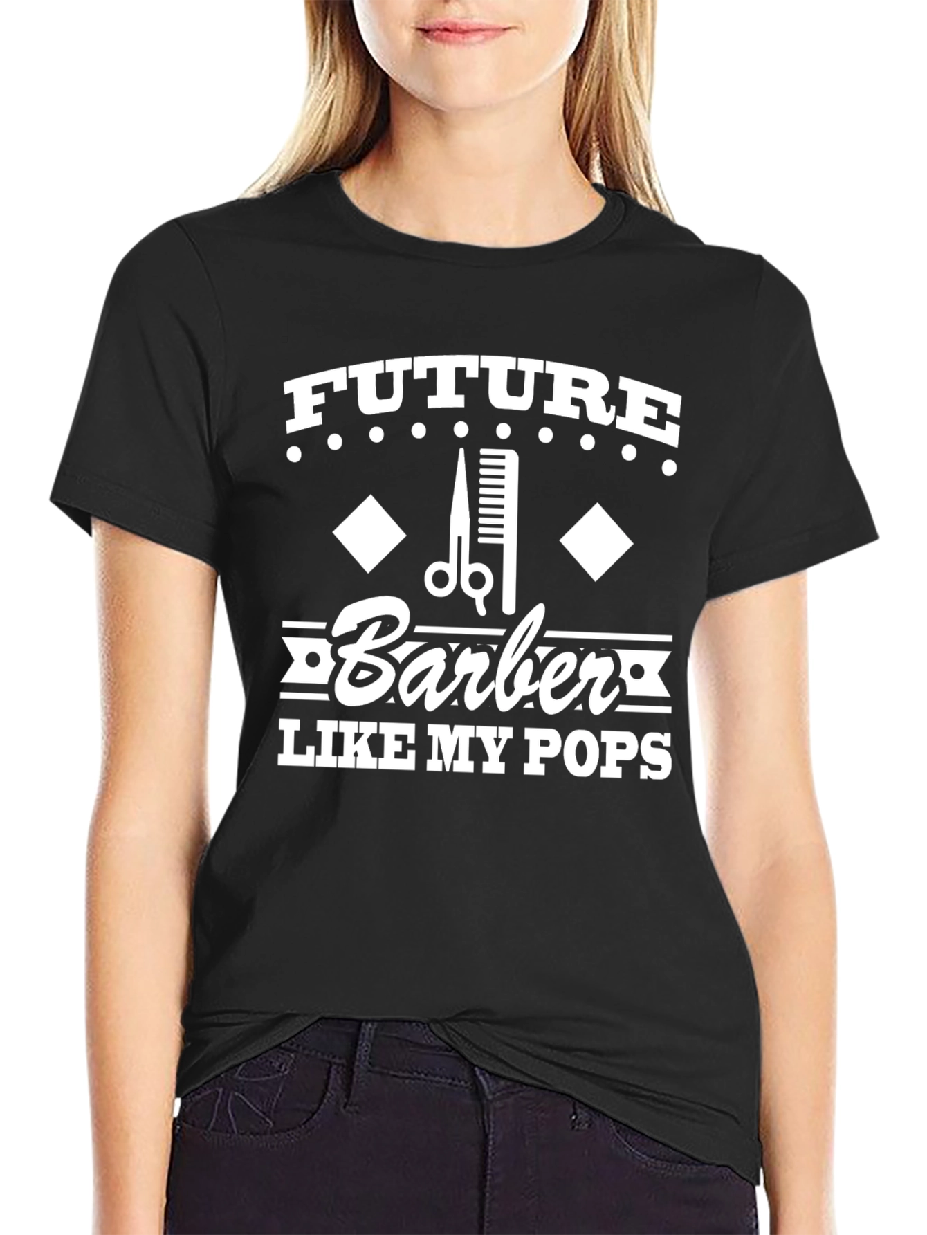 Future Barber Like My Pops Graphic Tee
