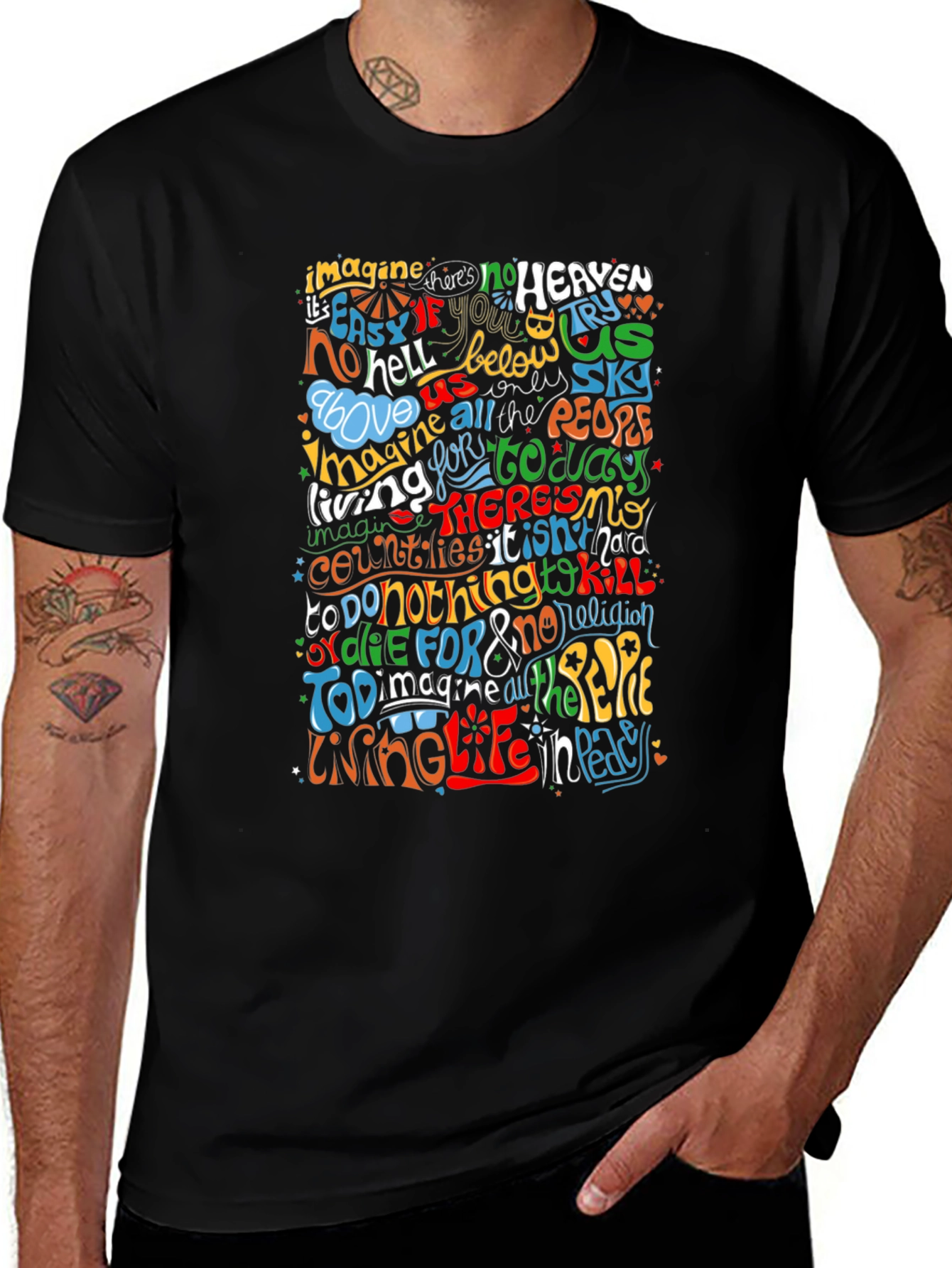 Imagine Peace Graphic T-Shirt