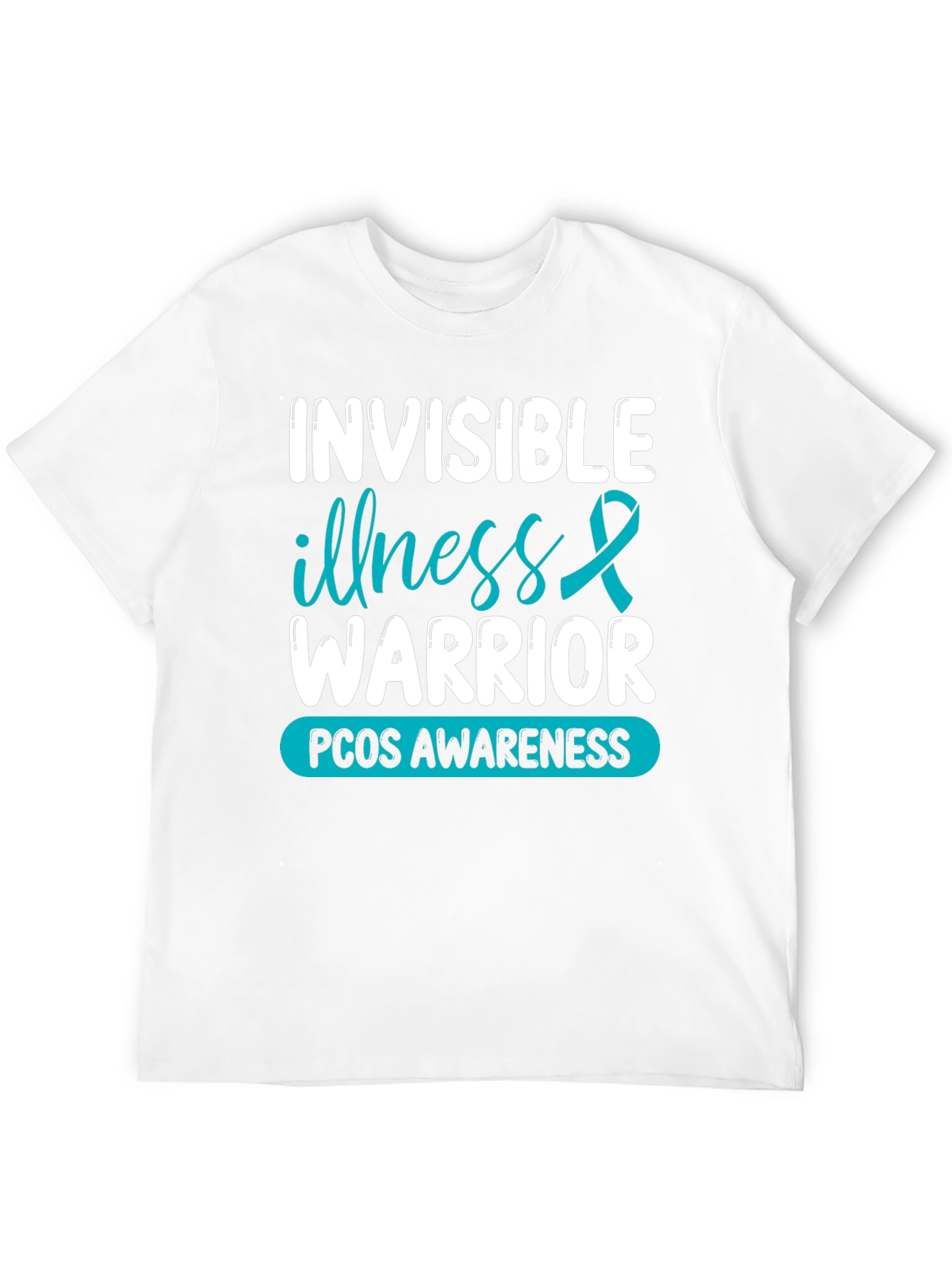 Invisible Illness Warrior PCOS Awareness T-Shirt
