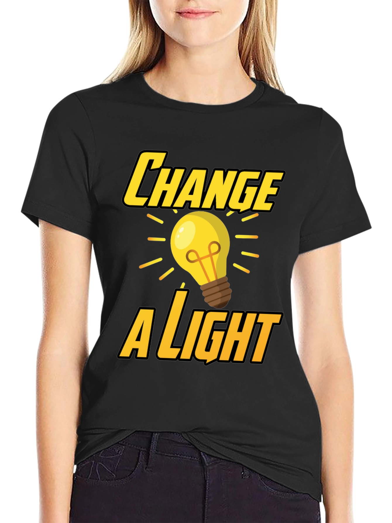 Change a Light T-Shirt - Bright Idea Design