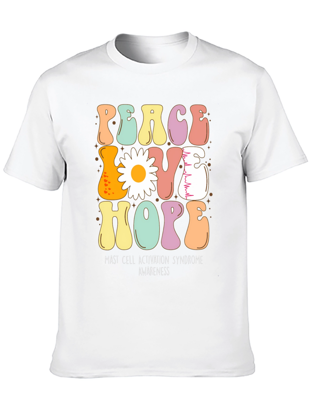Peace Love Hope MCAS Awareness Tee