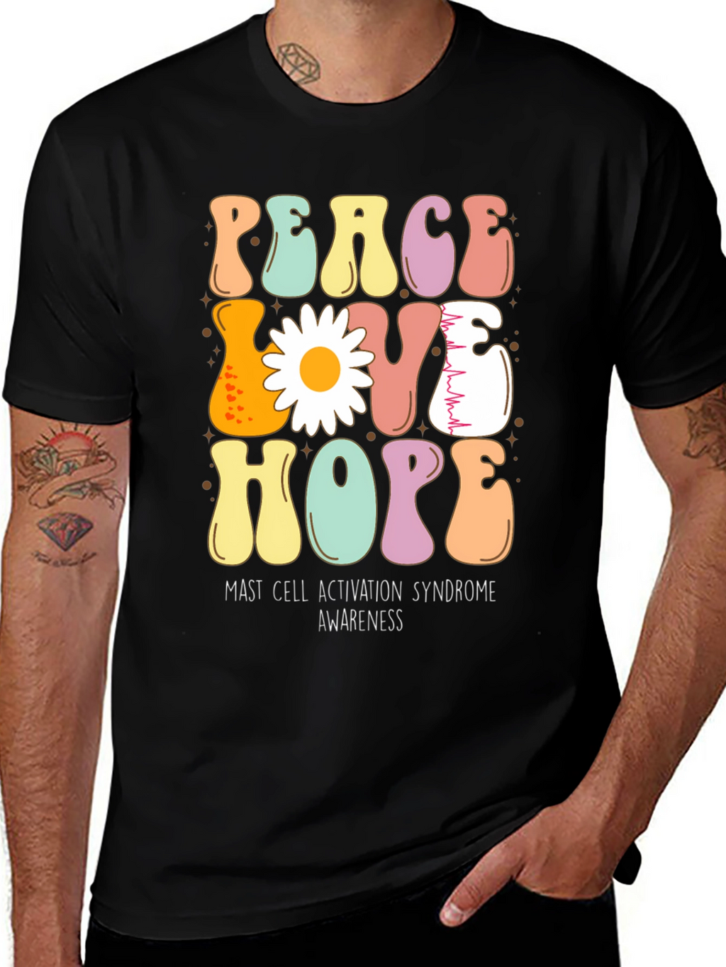 Peace Love Hope MCAS Awareness Tee
