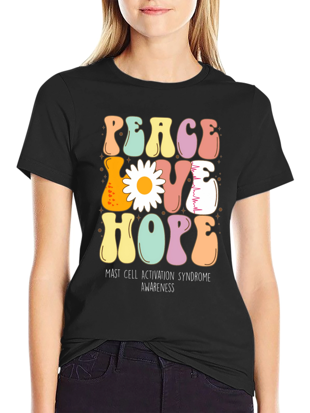 Peace Love Hope MCAS Awareness Tee