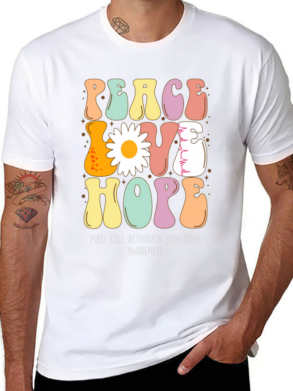 Peace Love Hope MCAS Awareness Tee