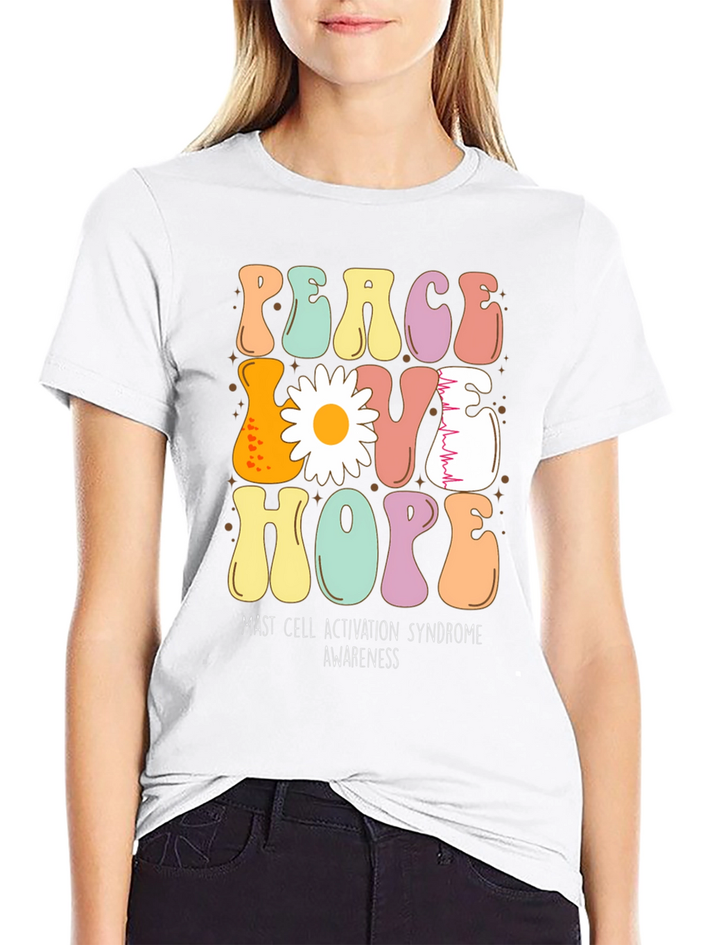 Peace Love Hope MCAS Awareness Tee